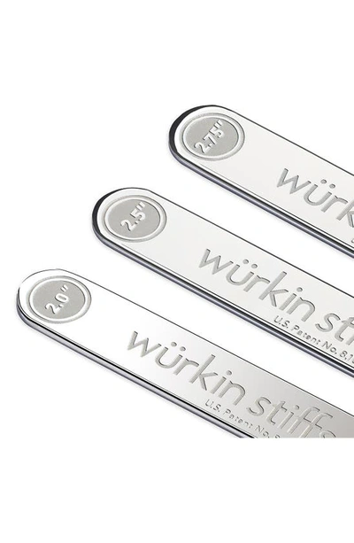 Würkin Stiffs Set Of 3 Magnetic Power Stays In Silver