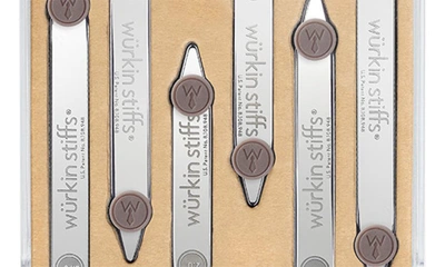 Würkin Stiffs Set Of 3 Magnetic Power Stays In Silver