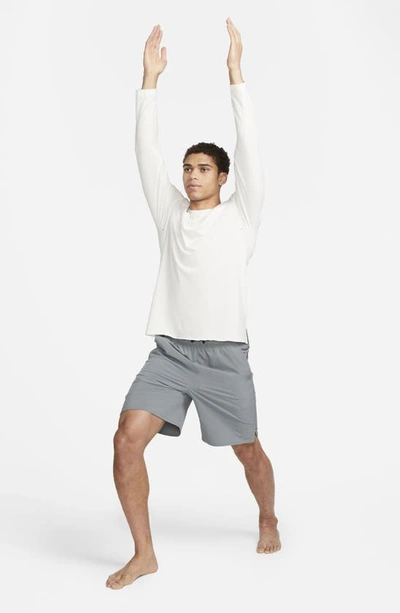 Shop Nike Dri-fit Unlimited Training Shorts In Smoke Grey/ Black/ Smoke Grey