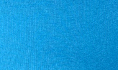 Mayes Nyc Plus Size Tamara Knit Keyhole Wrap Top In Blue