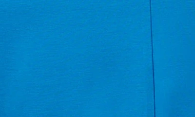 Shop Mayes Nyc Sarah Cutout Asymmetric Shirred Dress In Blue