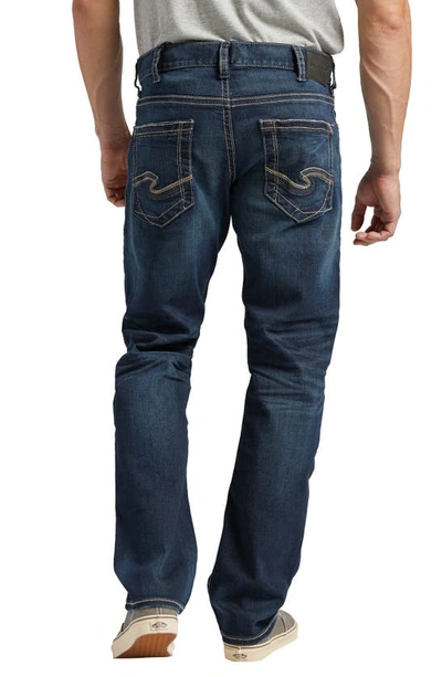 Shop Silver Jeans Co. Eddie Relaxed Fit Straight Leg Jeans In Indigo