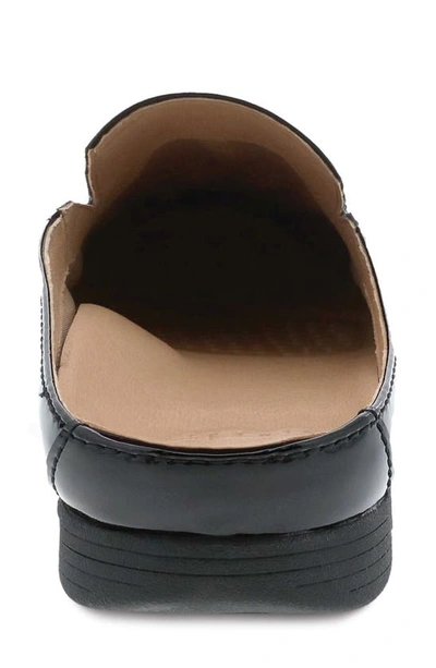 Shop Dansko Lexie Leather Mule In Black Patent