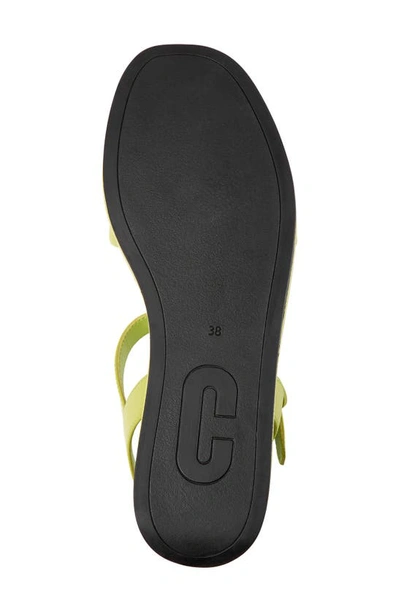 Shop Camper Misia Platform Wedge Sandal In Medium Green