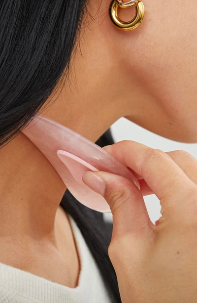 Pmd Gua Sha Rq Facial Tool In Rose Quartz
