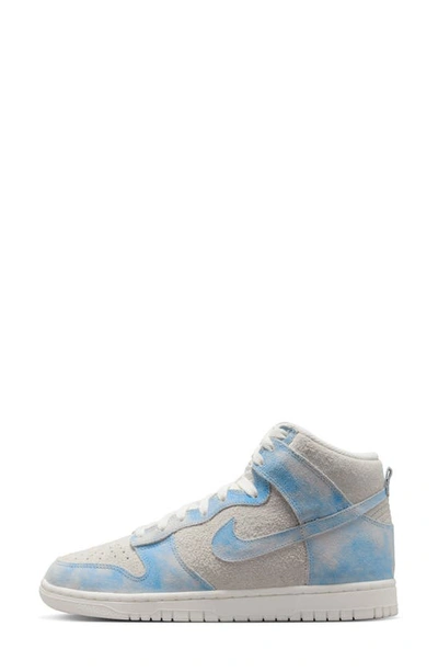 Shop Nike Dunk High Se Basketball Sneaker In Celestine Blue/ Sail