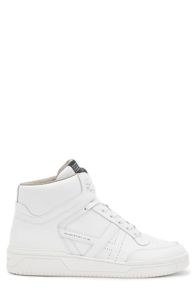 Shop Allsaints Pro High Top Basketball Sneaker In White