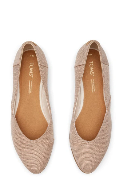 Shop Toms Jutti Neat Flat In Natural Color