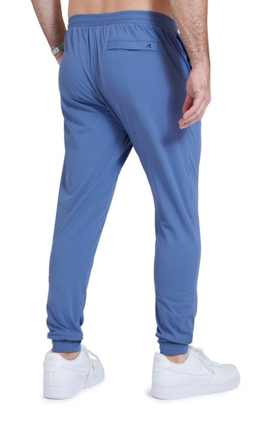 Shop Redvanly Donahue Water Resistant Joggers In Blue Horizon