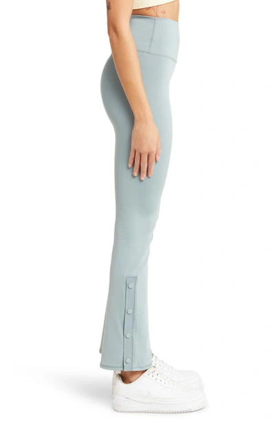 Shop Alo Yoga Alo Airlift Game Changer High Waist 7/8 Flare Leggings In Cosmic Grey