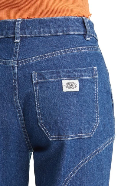Shop Pacsun Baggy Wide Leg Skate Jeans In Jamie Blue 2