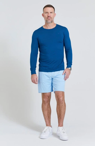 Shop Redvanly Russell Long Sleeve T-shirt In Admiral