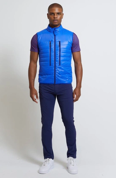 Shop Redvanly Harding Quilted Vest In Olympic