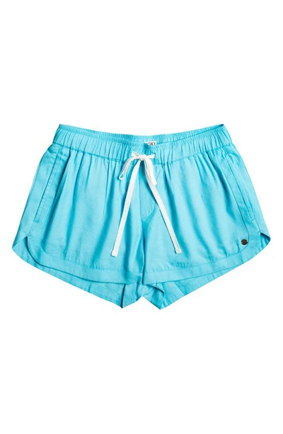 Shop Roxy New Impossible Love Shorts In Bachelor Button