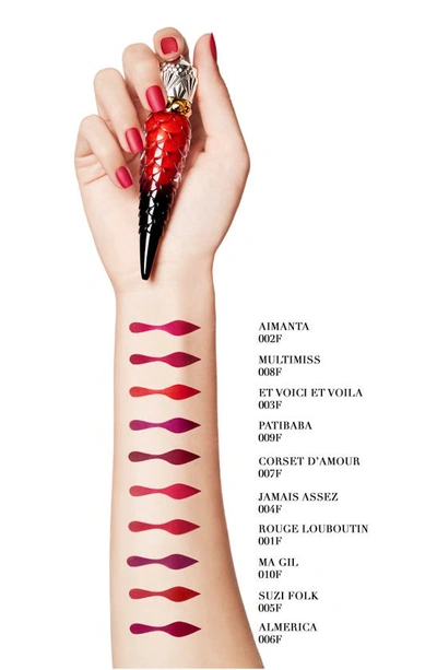 Christian Louboutin Matte Fluid Lip Color In Patibaba