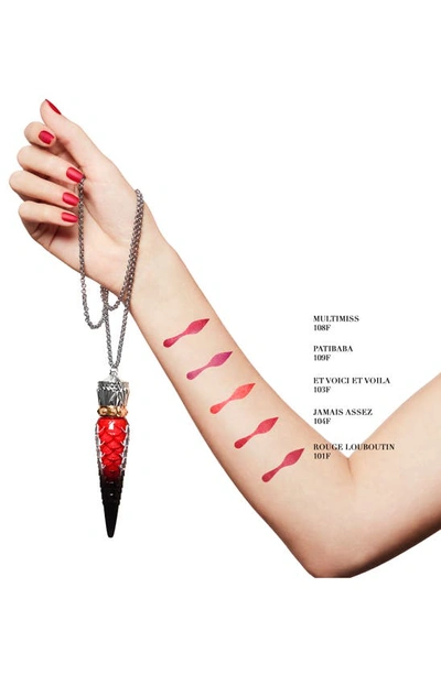 Christian Louboutin Matte Fluid Lip Color In Patibaba