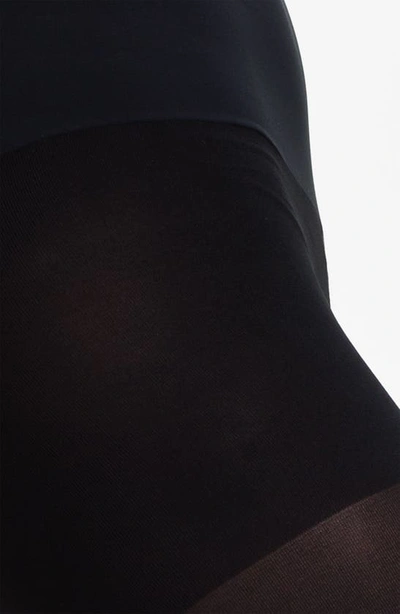 Commando Opaque Matte 110 Denier Control Top Tights In Black