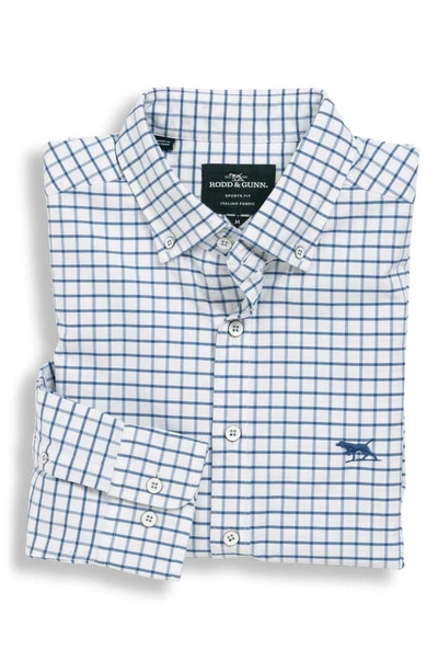 Shop Rodd & Gunn Gunn Check Oxford Button-down Shirt In Ink