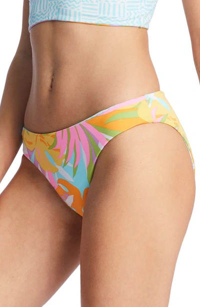 Shop Billabong Dreamland Lowrider Reversible Bikini Bottoms In Multi