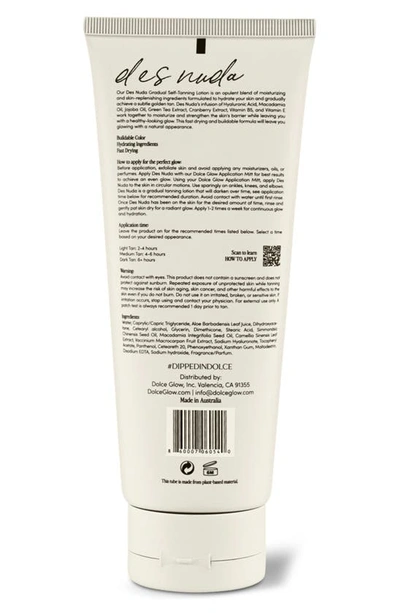 Dolce Glow By Isabel Alysa Des Nuda Self Tanning Lotion, 6.8 Fl. Oz.