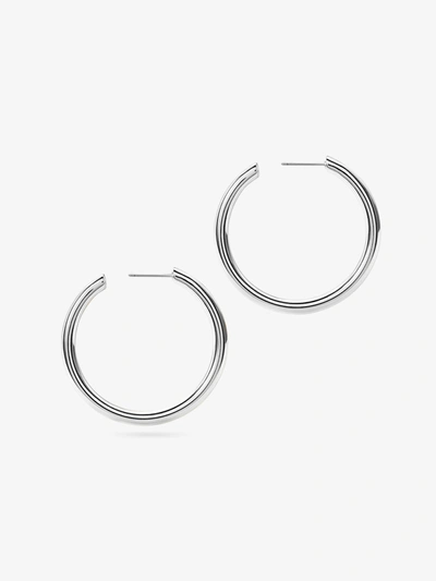 Silver Hoop Earrings - Tia Medium Silver | Ana Luisa Jewelry