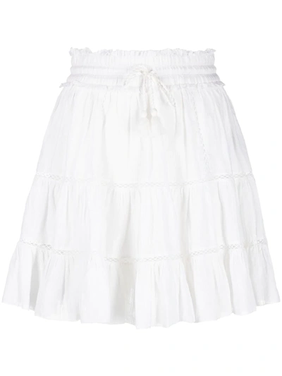 Shop Isabel Marant Women Lioline Skirt In 20wh White