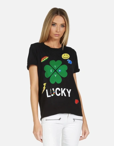 Lauren Moshi Edda X Lucky Clover In Black