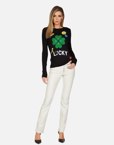 Lauren Moshi X Mckinley X Lucky Clover In Black