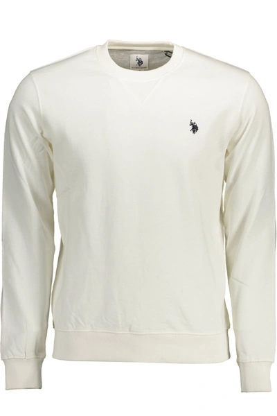 Shop U.s. Polo Assn . White Cotton Men's Sweater