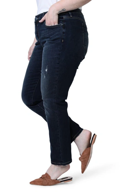 Slink Jeans Mid Rise Slim Jeans In Karina