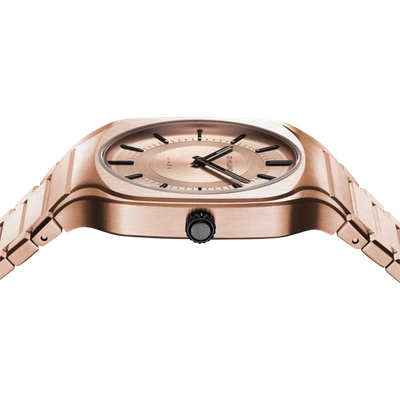 Shop D1 Milano Watch Square Bracelet 37mm In Gold