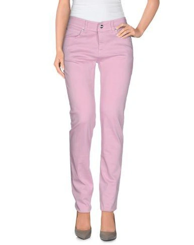 Shop Armani Collezioni Casual Pants In Pink