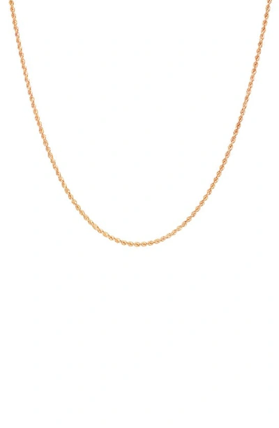 Ef Collection Gold Twist Chain In Yellow Gold
