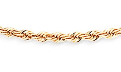 Ef Collection Gold Twist Chain In Yellow Gold