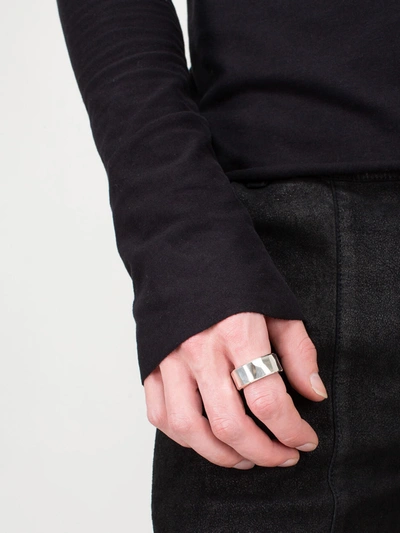 Werkstatt:münchen Werkstatt Munchen Ring Rough Hammered M1201