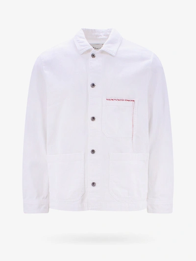 Shop Amaranto Jacket In White