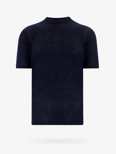 Shop Roberto Collina Sweater In Blue