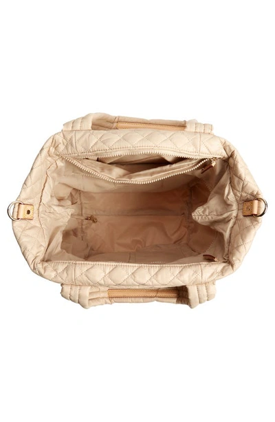 Mz Wallace Medium Metro Deluxe Tote In Buff