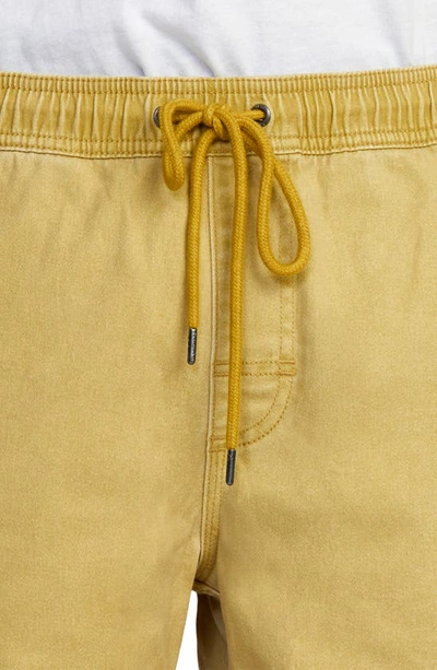 Rvca Escape Solid Shorts In Southern Moss