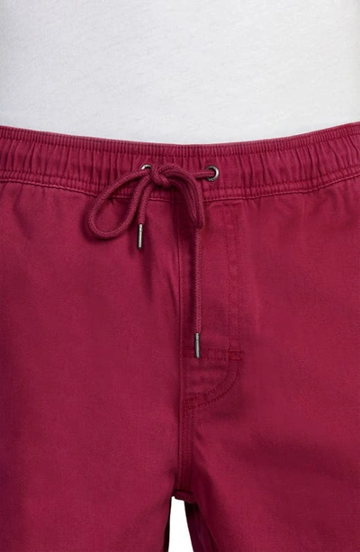 Rvca Escape Solid Shorts In Cactus Rose