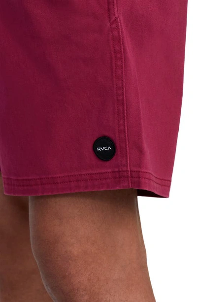 Rvca Escape Solid Shorts In Cactus Rose