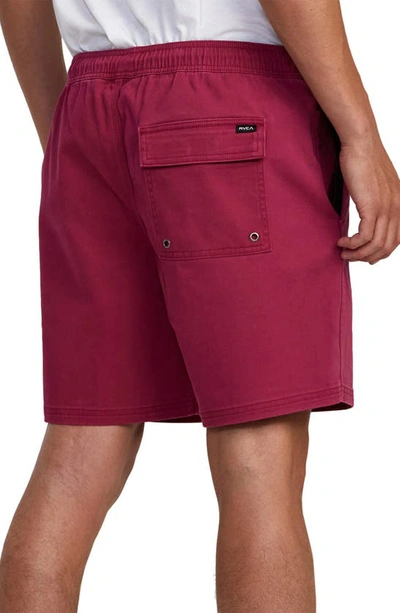 Rvca Escape Solid Shorts In Cactus Rose