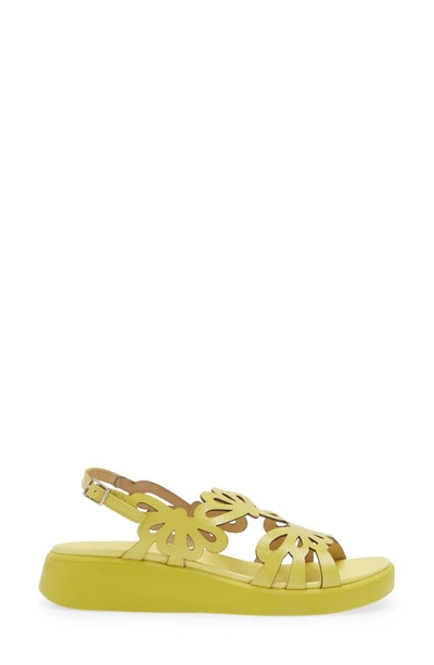 Wonders Platform Slingback Sandal In Lack Lima