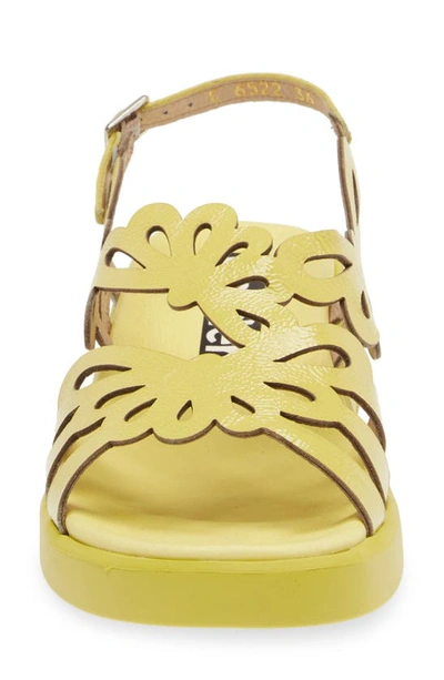 Wonders Platform Slingback Sandal In Lack Lima