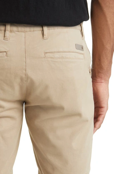 Shop Ag Wanderer 8.5-inch Stretch Cotton Chino Shorts In Dry Dust