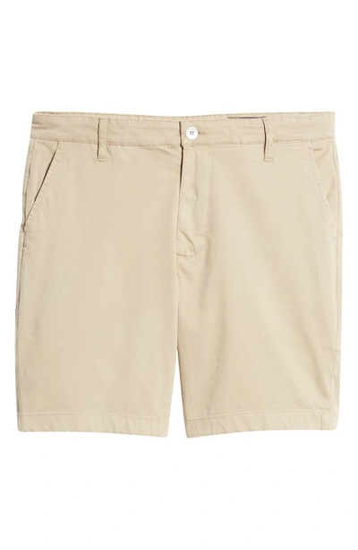 Shop Ag Wanderer 8.5-inch Stretch Cotton Chino Shorts In Dry Dust
