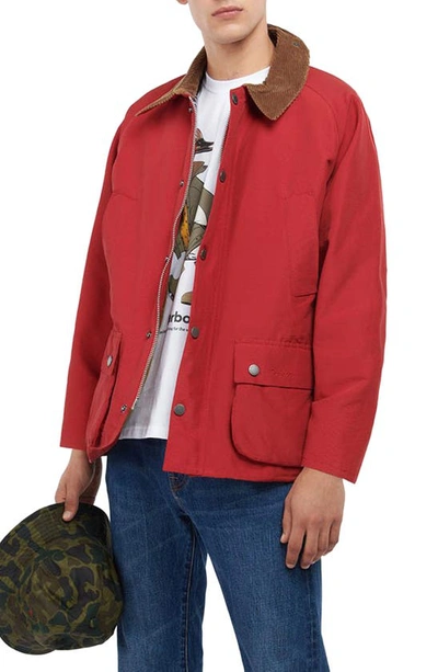 X Noah Beaufort Jacket In Red