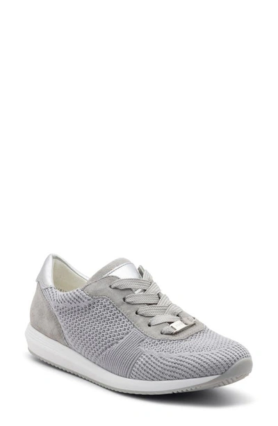 Shop Ara Lilly Ii Sneaker In Pebble Wovenstretch