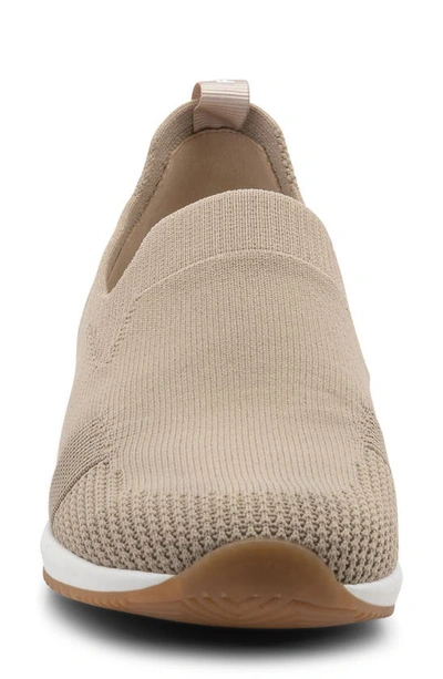 Shop Ara Leena Ii Slip-on Sneaker In Sand Wovenstretch