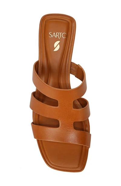 Shop Sarto By Franco Sarto Franco Sarto Flexa Carly Slide Sandal In Tan Brown
